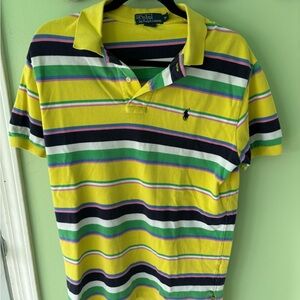 Ralph Lauren Men's Multicolor Striped Polo Shirt